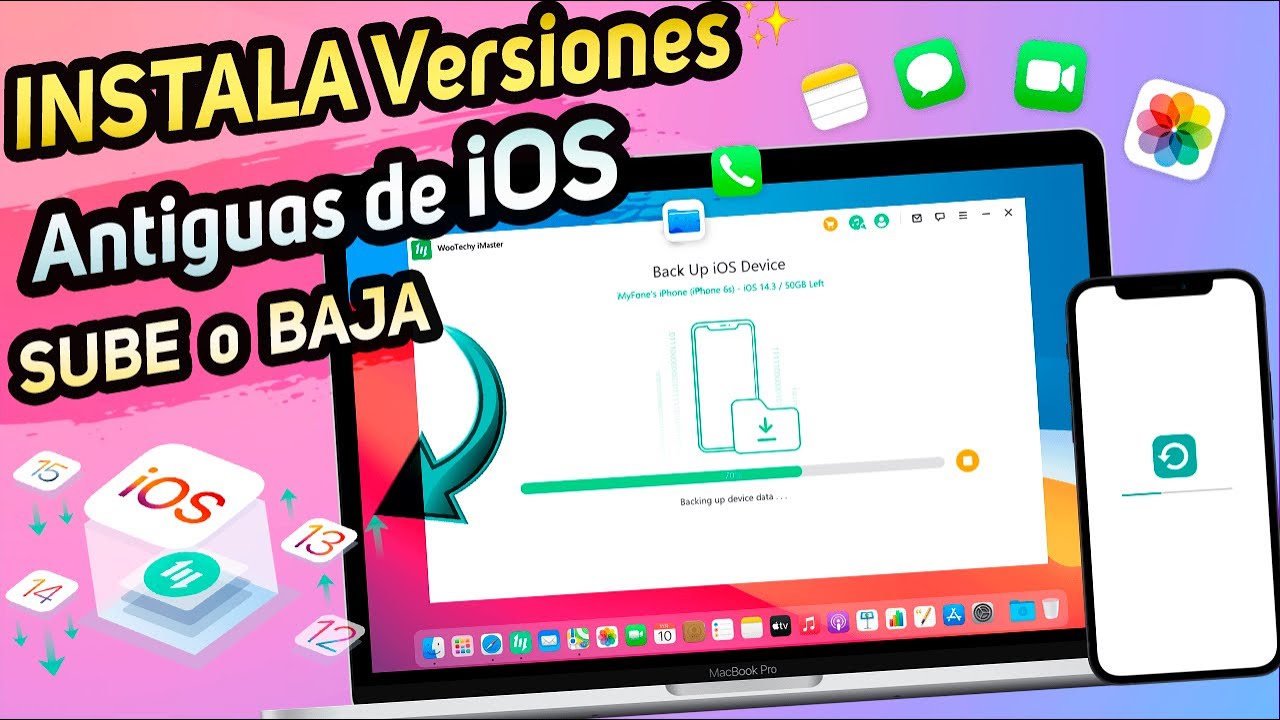 ⭐Cómo SUBIR o BAJAR iOS 15 / NUEVO METODO para INSTALAR VERSIONES de iOS Sin FIRMAR!