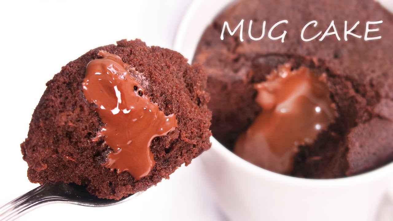 Coulant o Volcán de Chocolate al Microondas | Mug Cake en 1 Minuto!