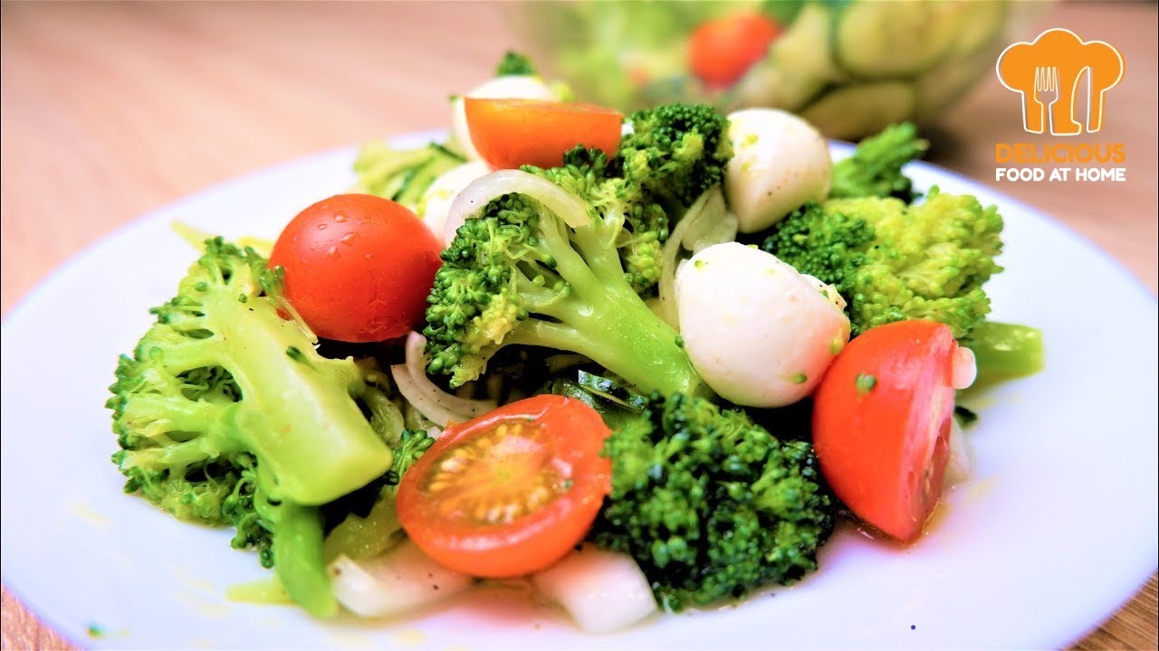 Ensalada de brócoli. Delicioso y rápido. #Brócoli