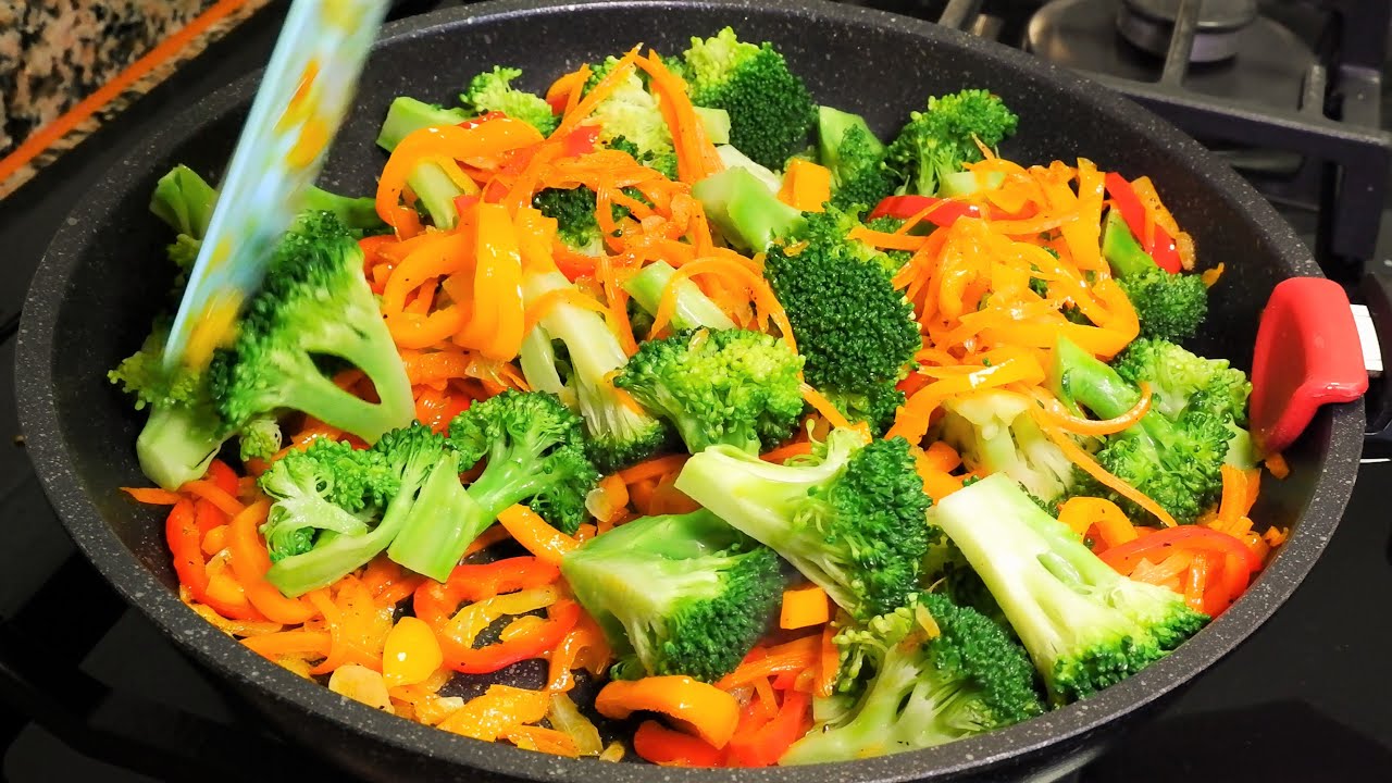 ¿Estás cansado de comer carne? Cómo hacer un salteado de brócoli simple!