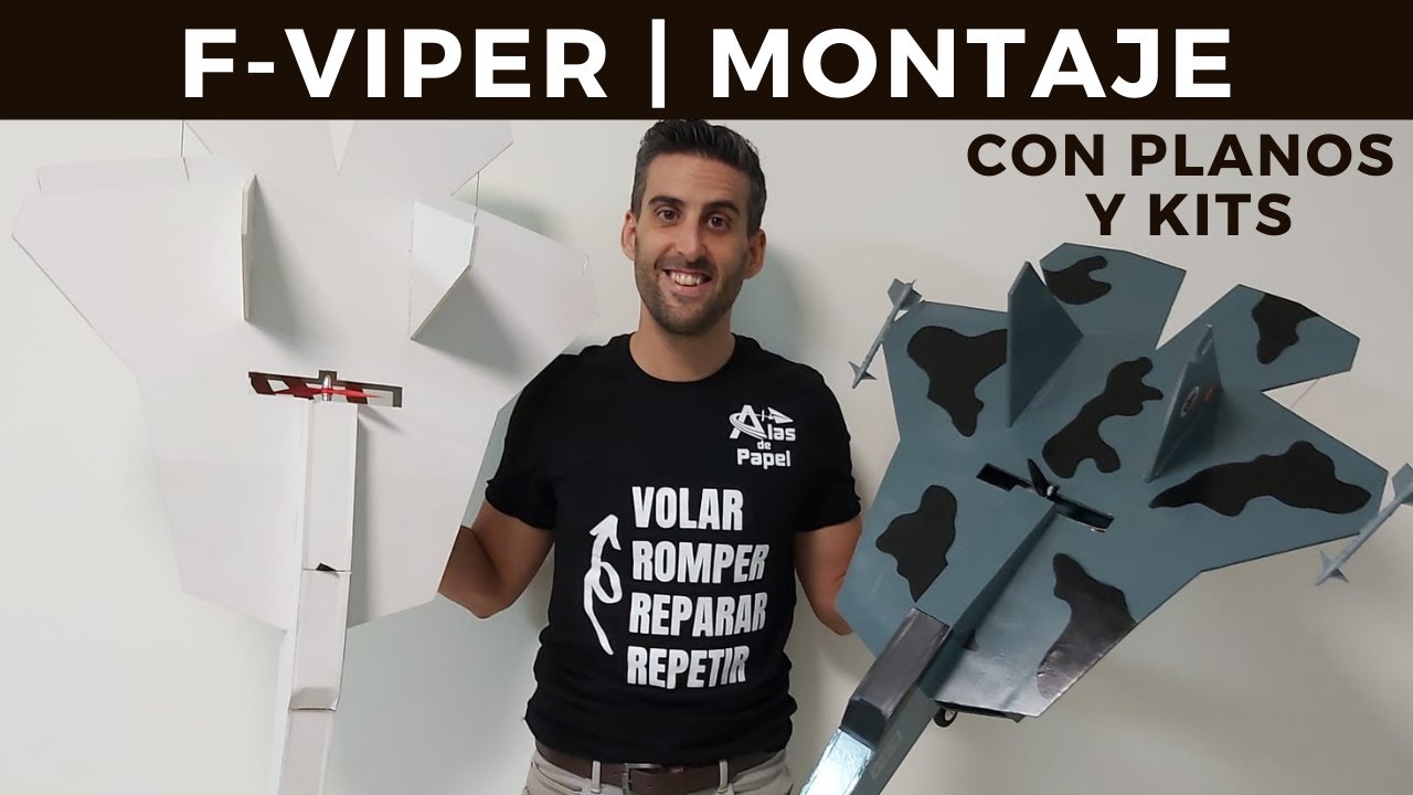 F Viper - El Jet RC Apto para Principiantes - Montaje Completo Paso a Paso con Planos