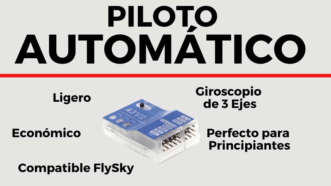 Giroscopio para Avión RC | Piloto Automático | Aeromodelismo para Principiantes