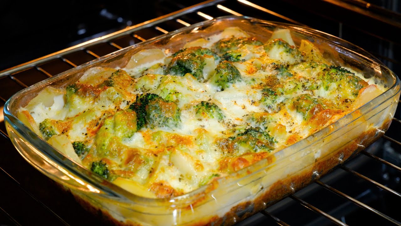 Hoy cocinamos una Receta de brócoli con patatas y mozzarella, rápido y fácil de cocinar.