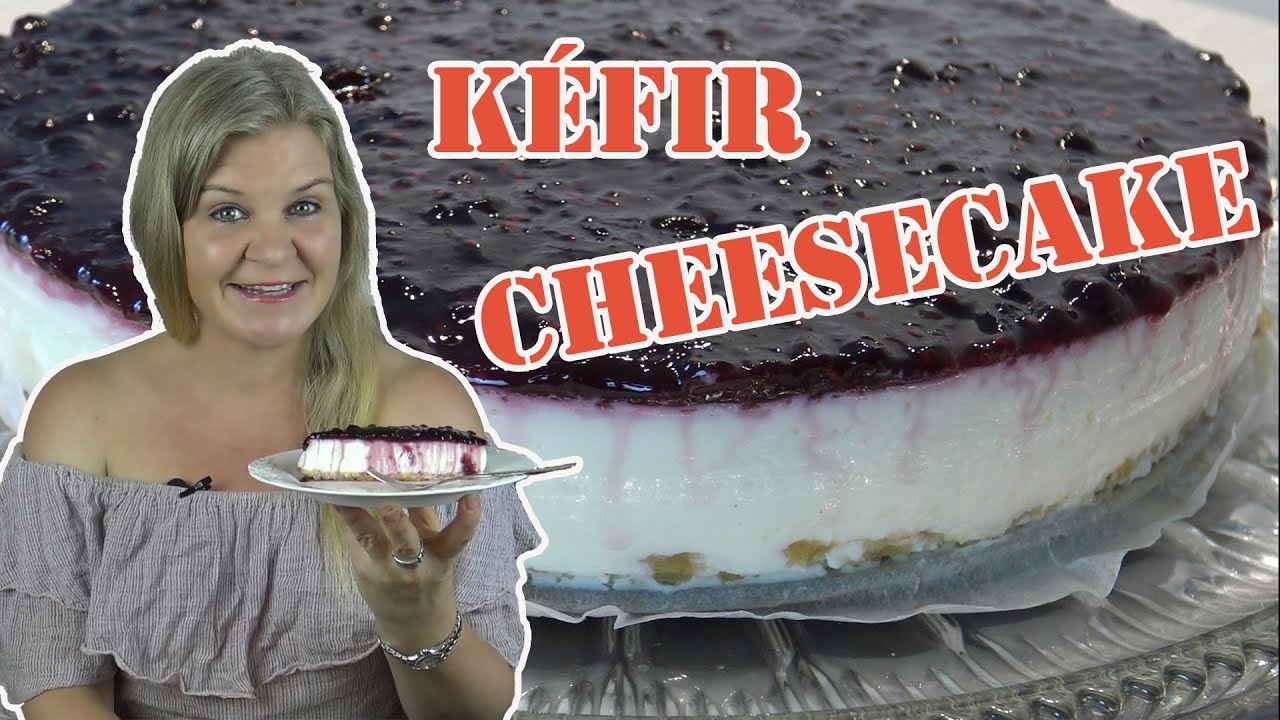 KEFIR CHEESECAKE (sin horno) | una tarta probiótica y con menos calorías