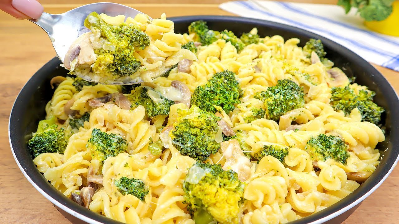 ¡La receta de pasta con brócoli más rica y fácil! ¡Deliciosa cena! +2 recetas de brócoli