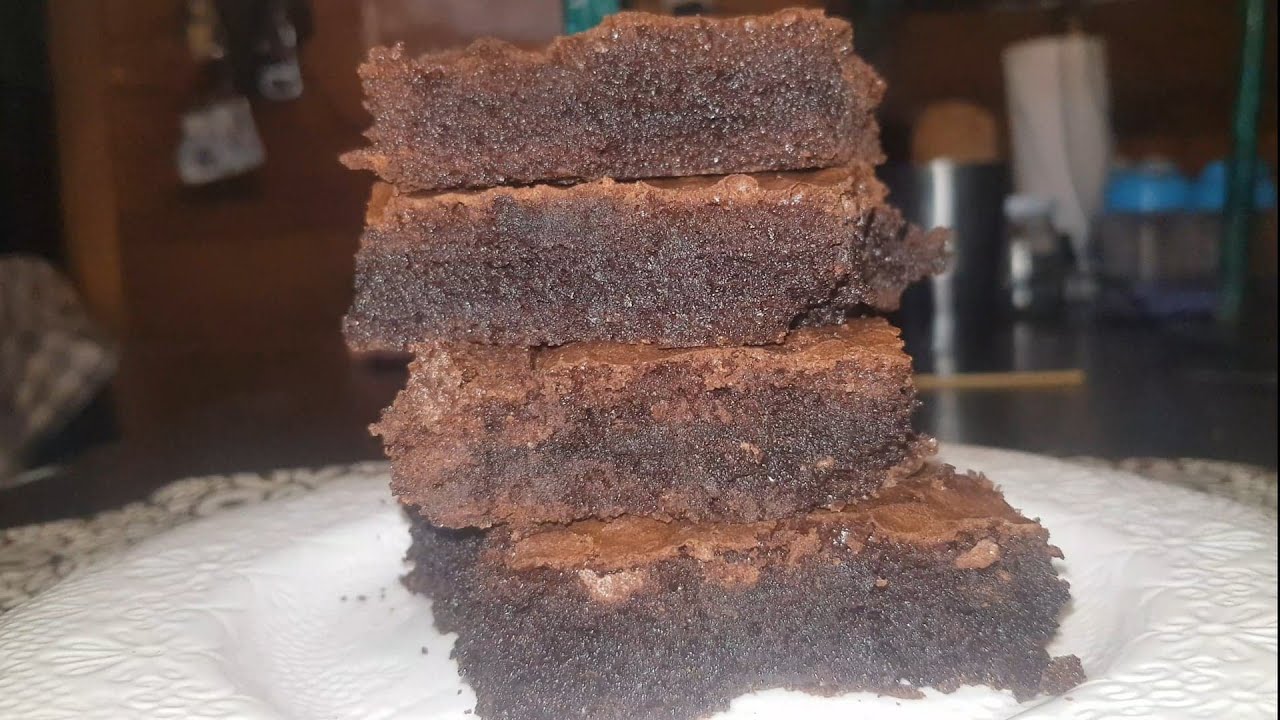 Los mejores brownies húmedos con Nesquik (cacao dulce) | Receta súper fácil y rápida | Subtitulada