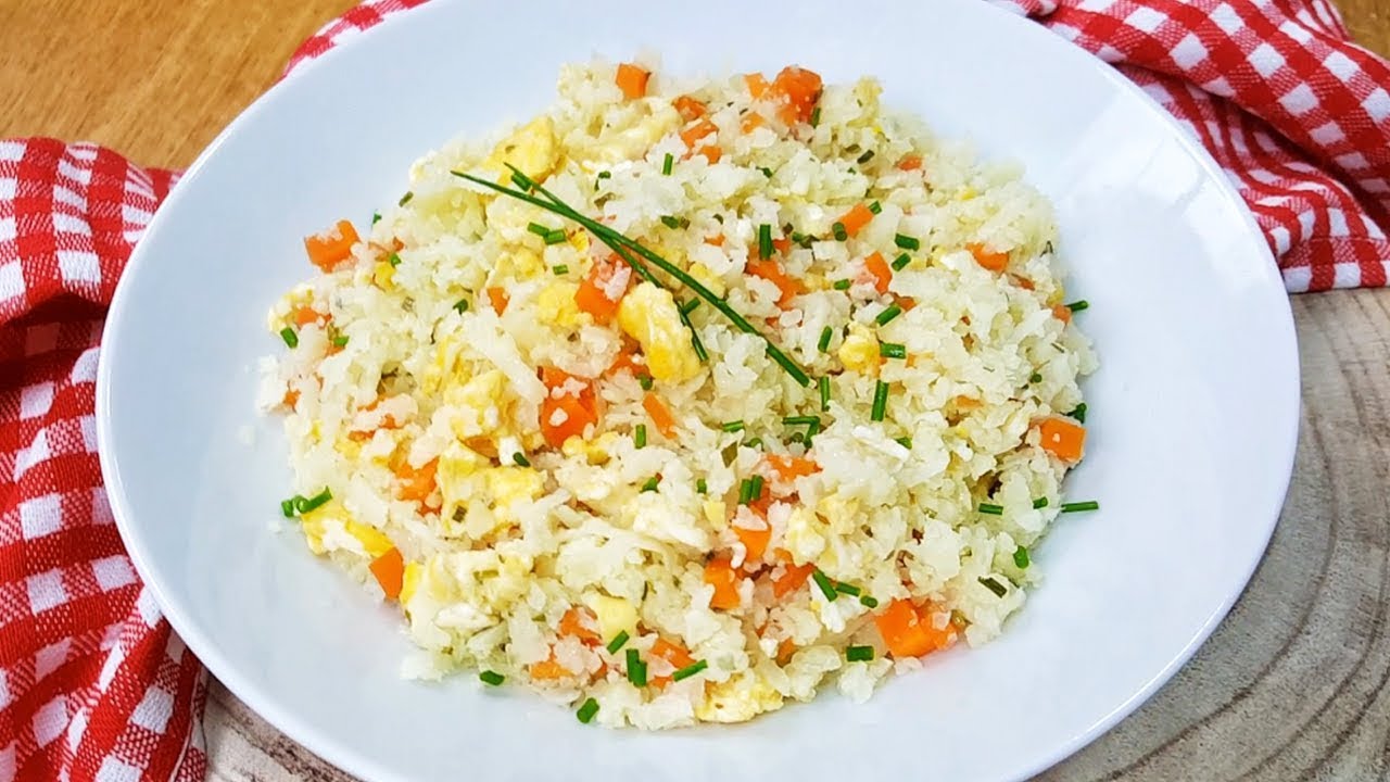 Mi Arroz Chino que Ayuda a Adelgazar - Pocas Calorías y Carbohidratos - Delicioso e Fácil