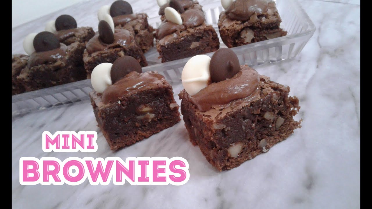 Mini BROWNIES de Chocolate | PERFECTO | Dulce Becca