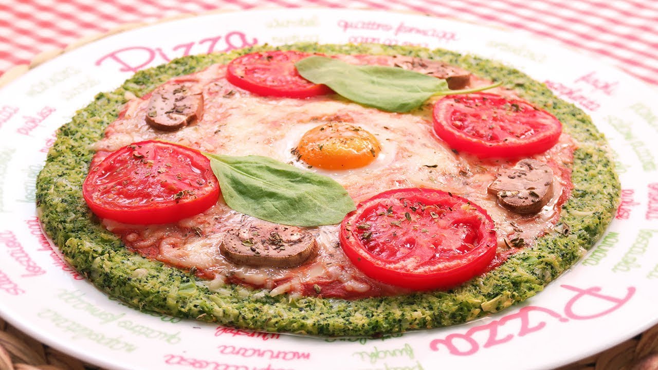 Pizza de Brócoli | Receta muy Fácil, Rápida y Saludable