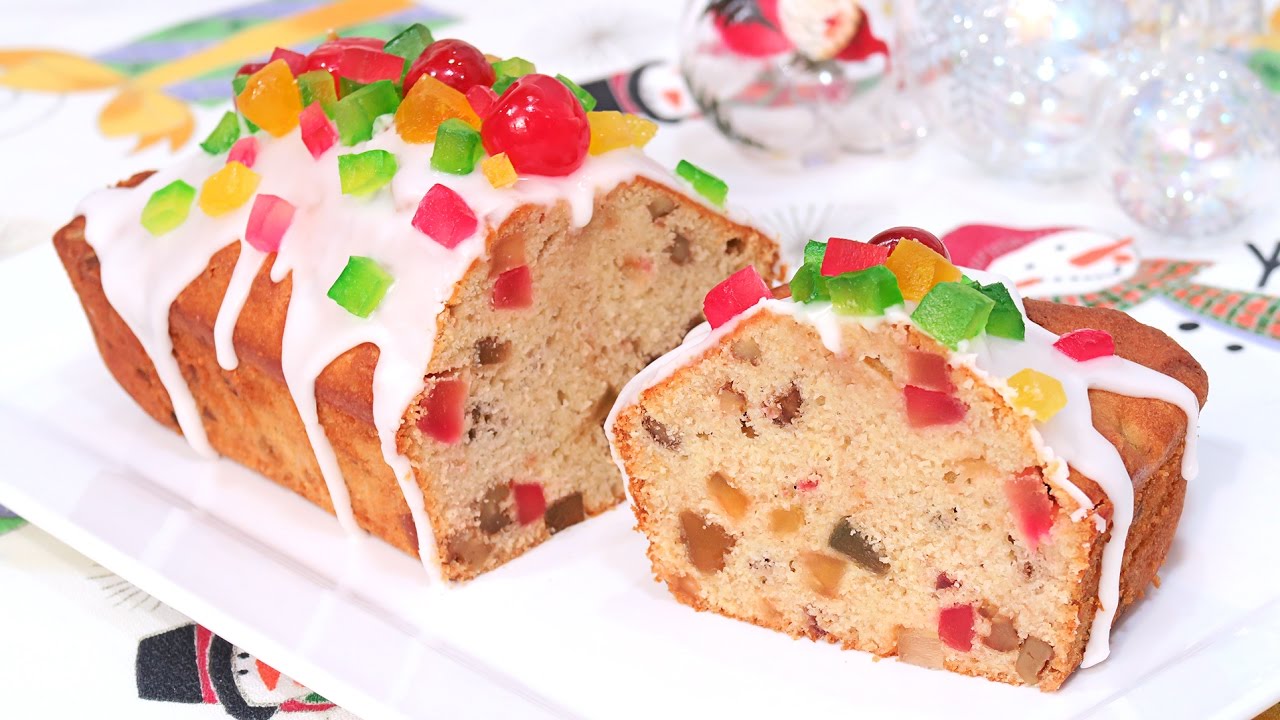 Plum Cake de Frutas Perfecto y súper Fácil | Bizcocho de Navidad