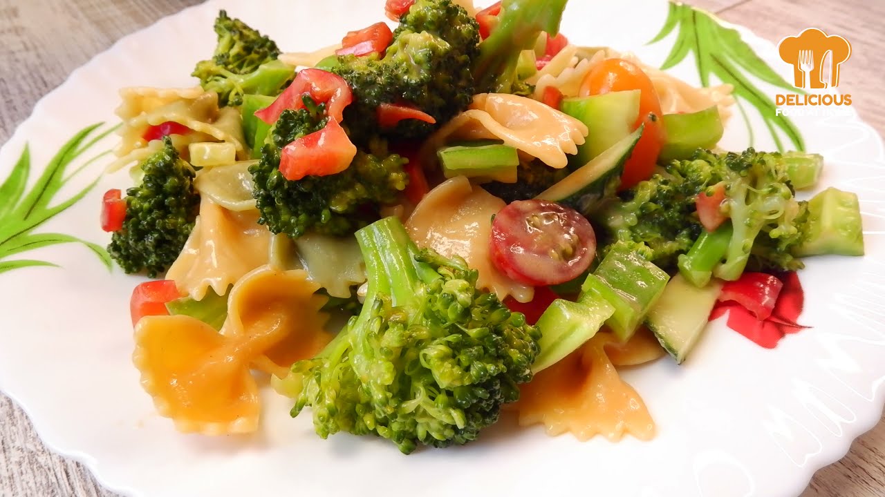 ¡Pocas personas conocen esta receta! Ensalada de pasta fria con brócoli.