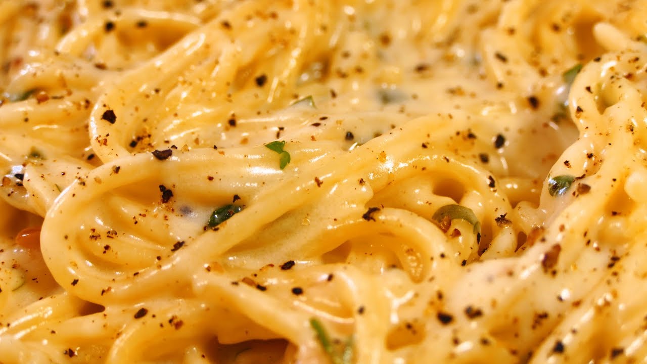 ¿PODRÁS resistirte a estos ESPAGUETI tan CREMOSOS? - espaguetis con setas y nata