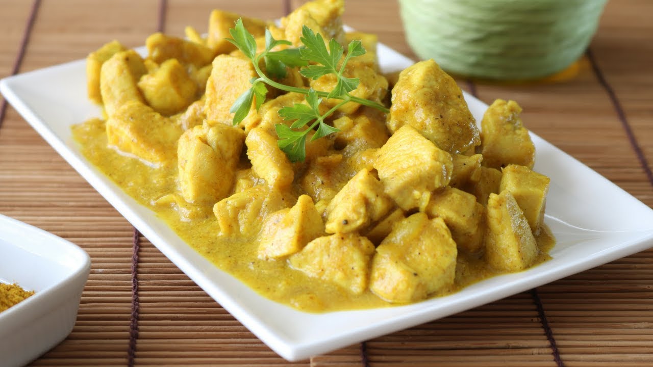 Pollo al curry con yogur ¡¡Súper fácil y rápido!!