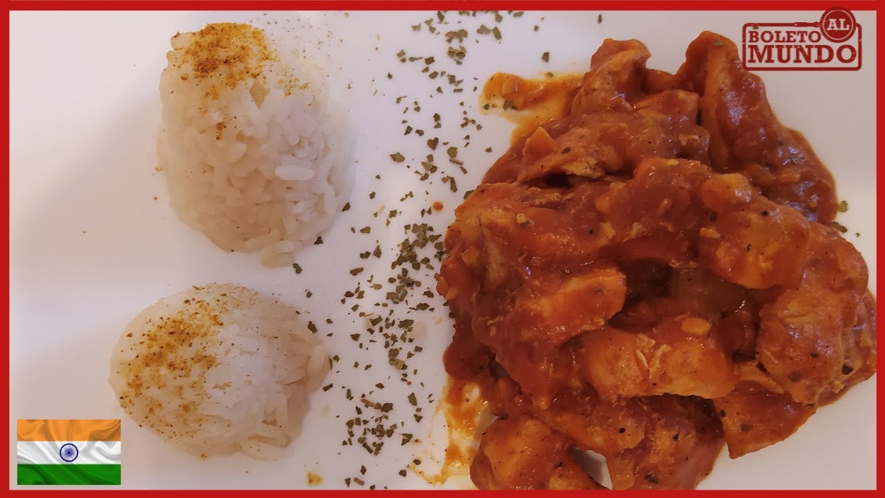 Pollo al curry hindú receta ORIGINAL, RÁPIDA Y FÁCIL