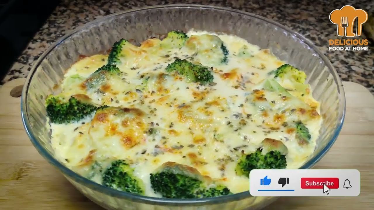 Receta de brócoli | Cómo cocinar brócoli | Receta fácil de brócoli con mozzarella