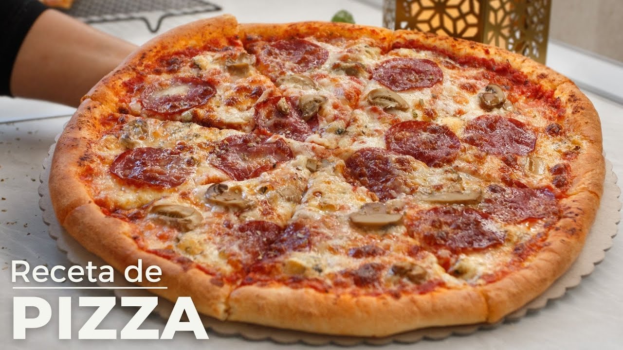 Receta de Pizza casera, como hacer una pizza fácil, rápida y a la vez deliciosa