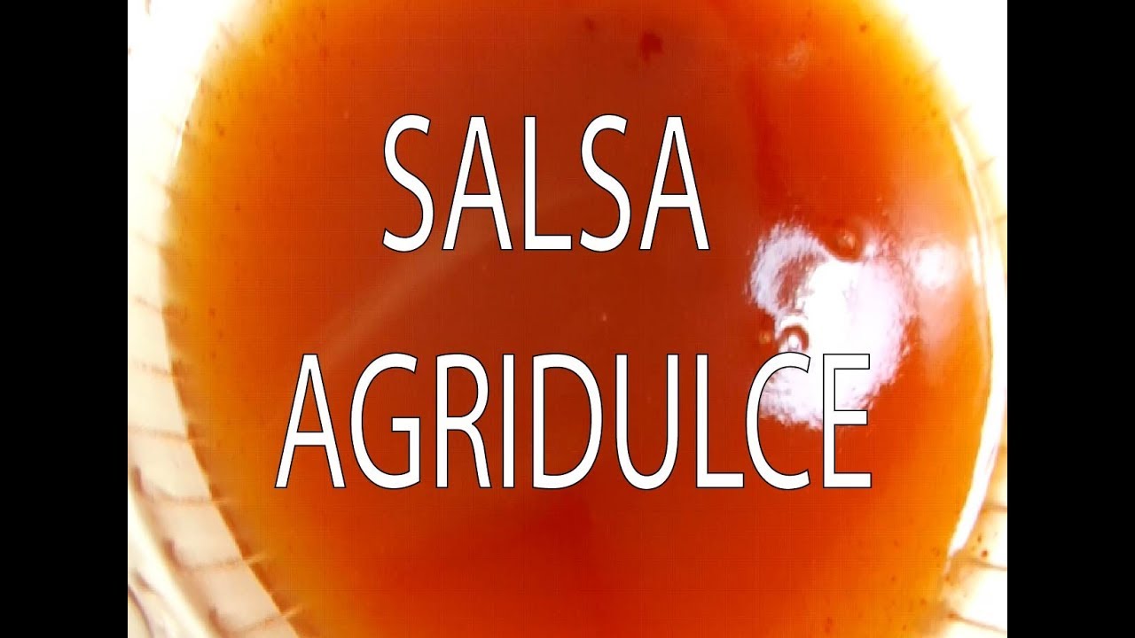 Salsa Agridulce Casera Fácil y Rápida