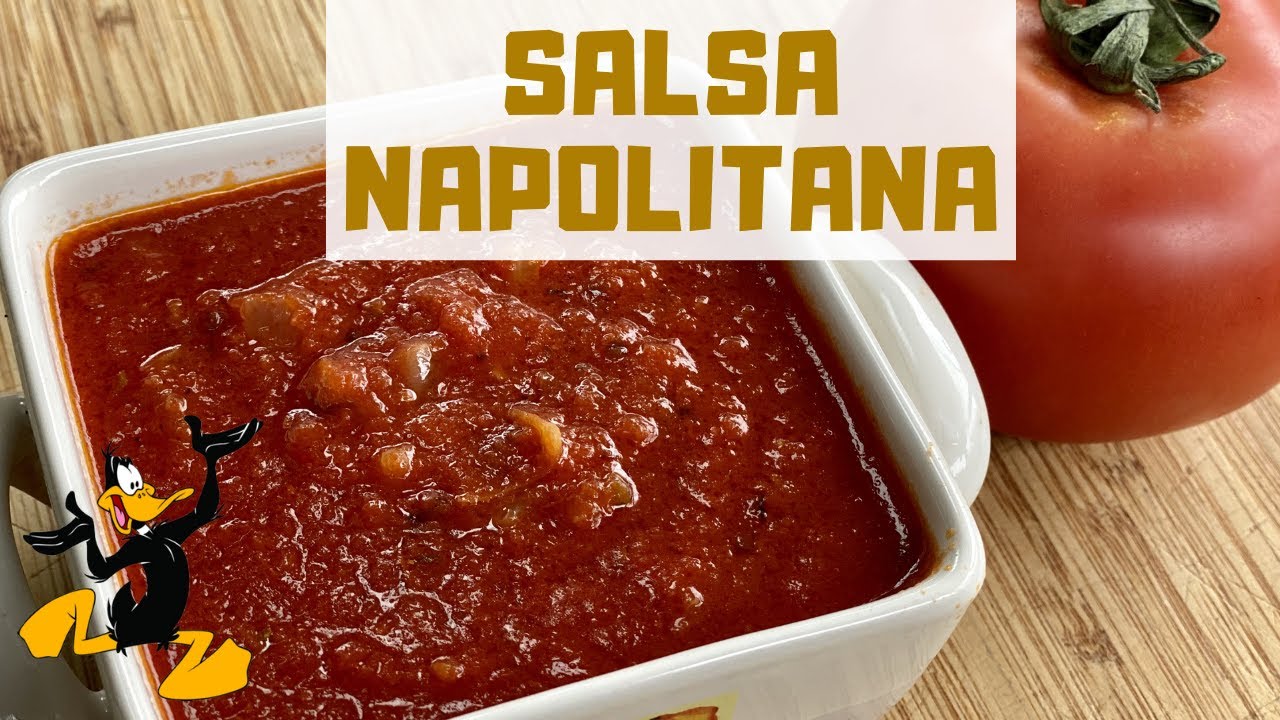 Salsa Napolitana Casera 🥫 ¡RECETA ORIGINAL ITALIANA!