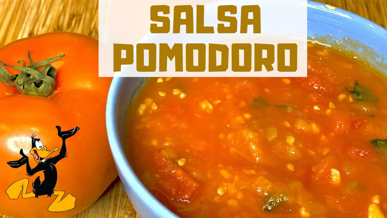 Salsa Pomodoro Casera 🤤 ¡RECETA ORIGINAL!