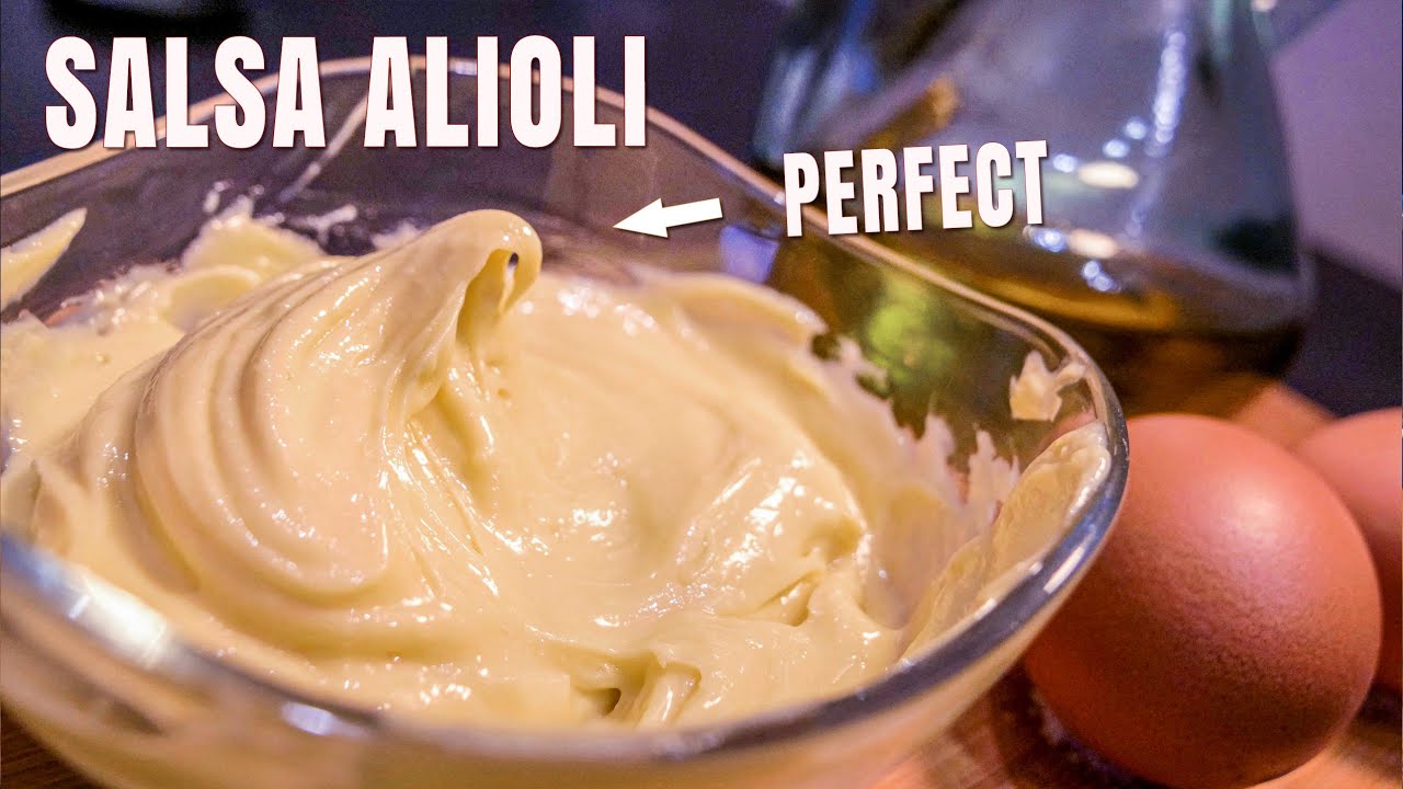 Sauce Alioli | Salsa Alioli | Cómo arreglarla si se corta | Chef James Makinson
