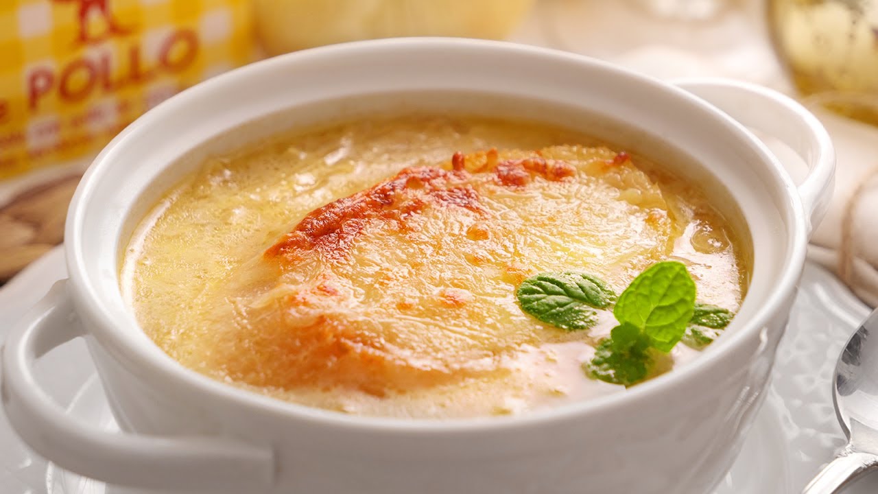Sopa de Cebolla | Una riquísima receta muy Fácil y Rápida de hacer
