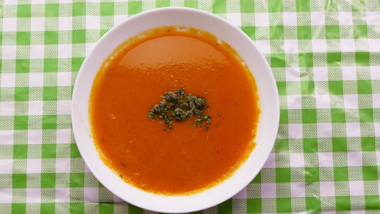 SOPA DE TOMATE CASERA | hacer una buena sopa casera, es más fácil de lo que parece
