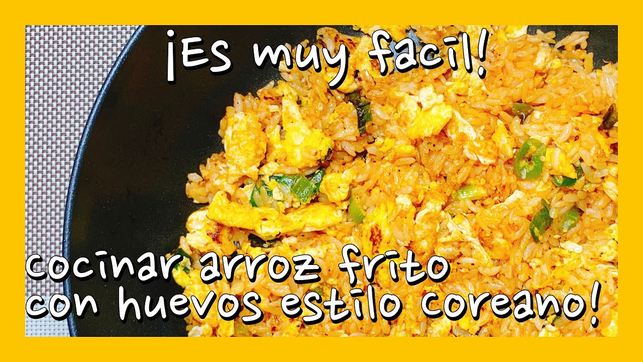 [Subtítulos] Hacer arroz frito simple y delicioso con salsa de tomate. Cocina simple
