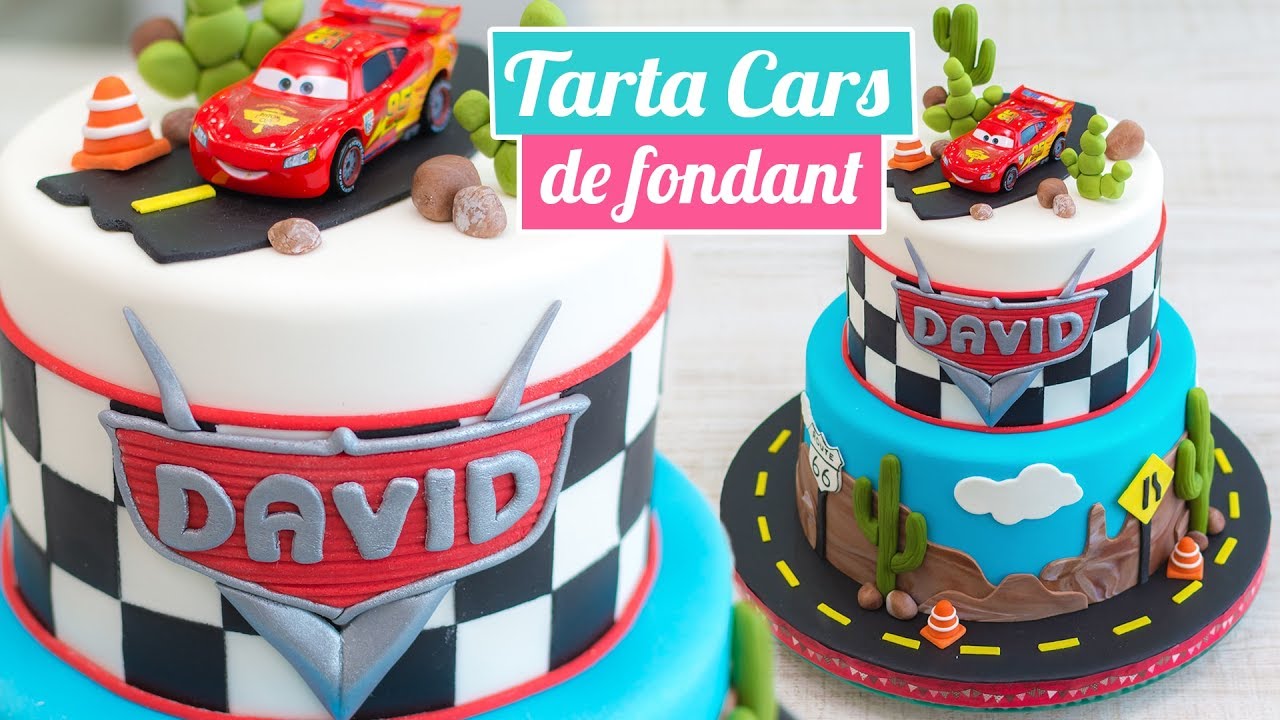 TARTA CARS DE FONDANT ?? | CARS CAKE | Quiero Cupcakes!