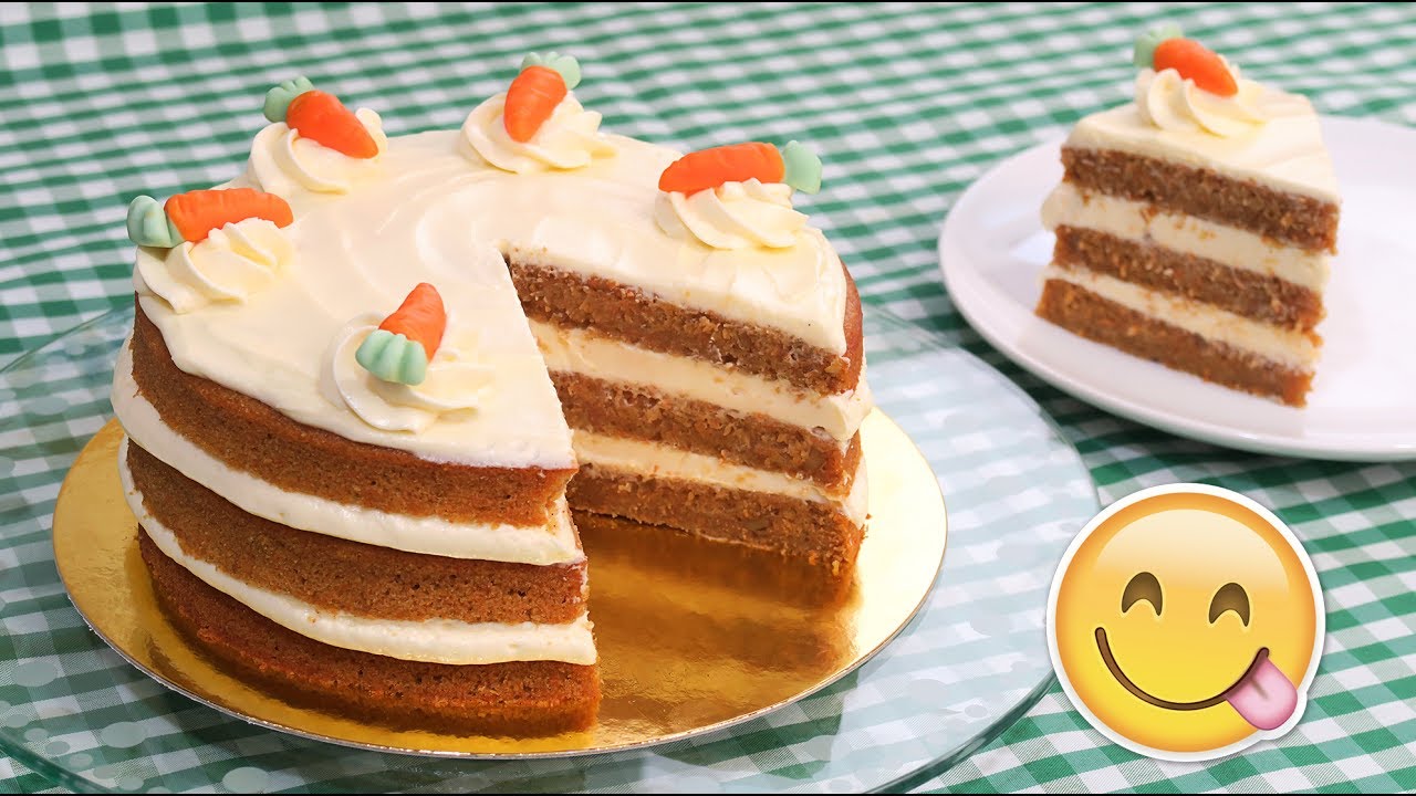 Tarta de Zanahoria | Carrot Cake con Frosting de Queso