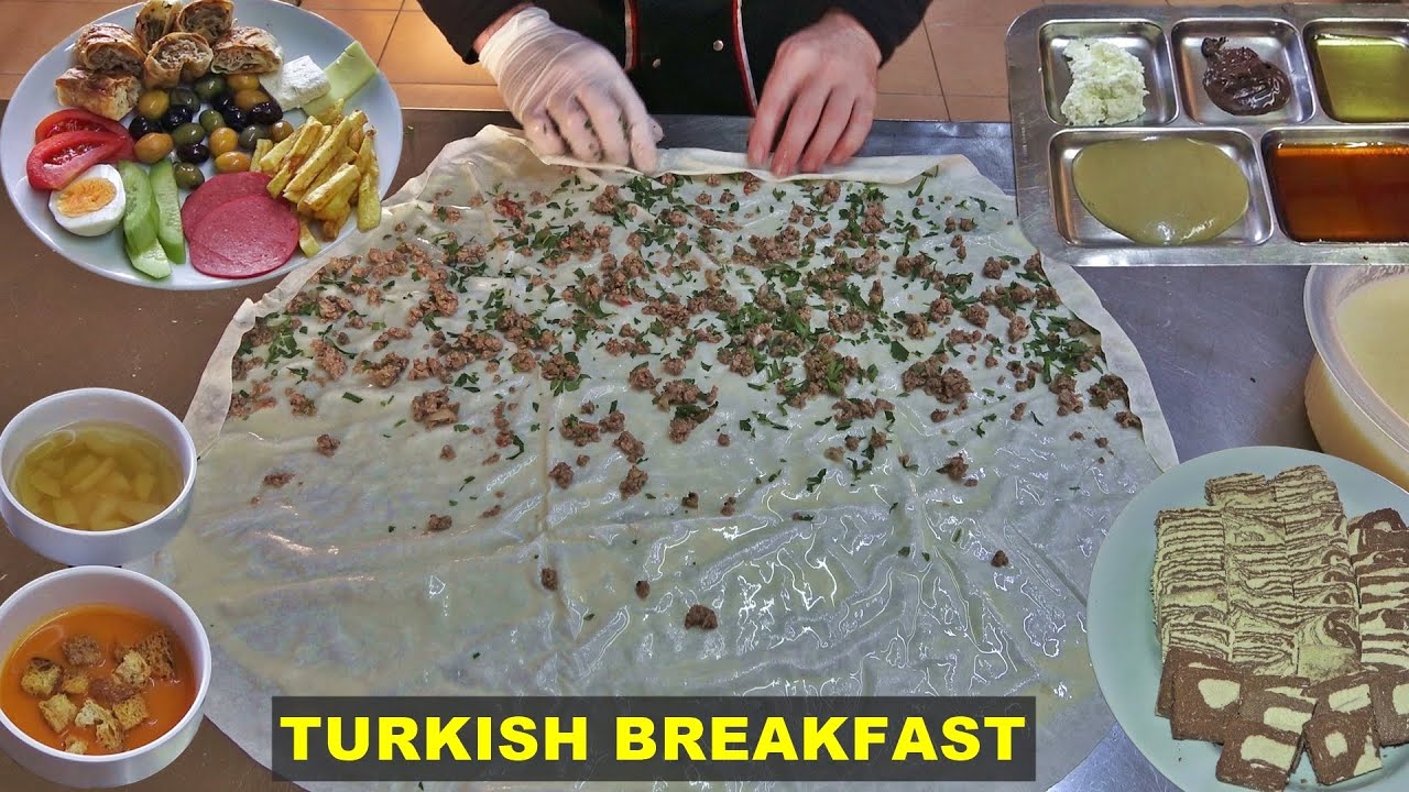 Turkish Open Buffet Breakfast How to make a Healthy Breakfast With 20 Different Products