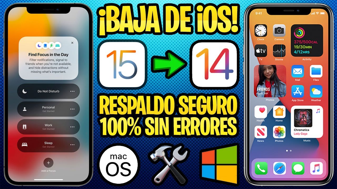 TUTORIAL ✅ ¡VOLVER A iOS 14 SIN PERDER TU INFORMACIÓN PERSONAL! (Downgrade NOVATO)