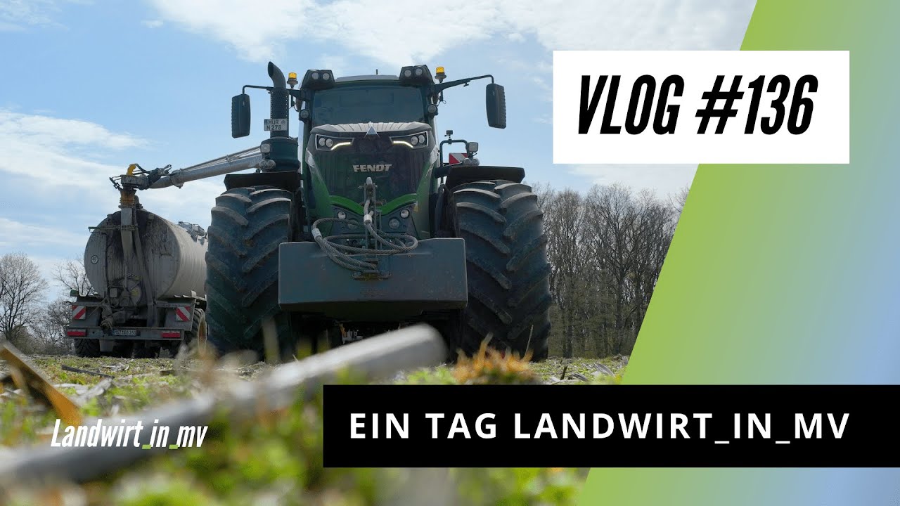 Vlog #136 Ein Tag Landwirt_in_mv #fendt1050