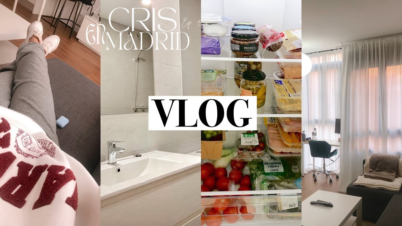 VLOG: organizo el baño y maquillaje + primera compra saludable en Mercadona | Cris en Madrid Ep. 3