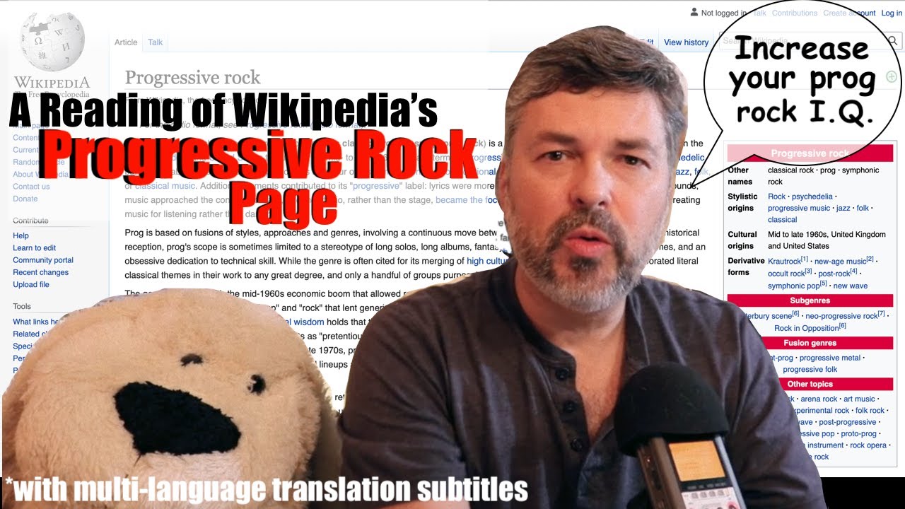 Wikipedia Progressive Rock-Seite | Eine Lesung