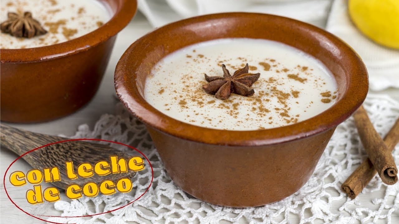 ARROZ con Leche de COCO ¡Cremoso y Delicioso!