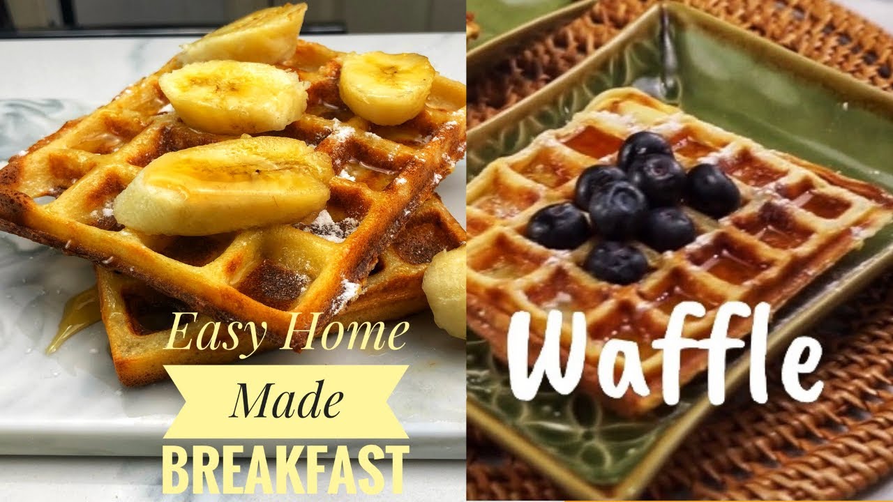 Best Waffle Recipe - For Yummy Breakfast - Crispy and Fluffy