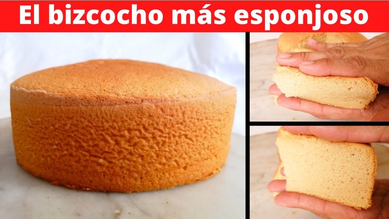 BIZCOCHO DE VAINILLA PASO A PASO Genovesa | Vanilla sponge cake step by step [English subs)