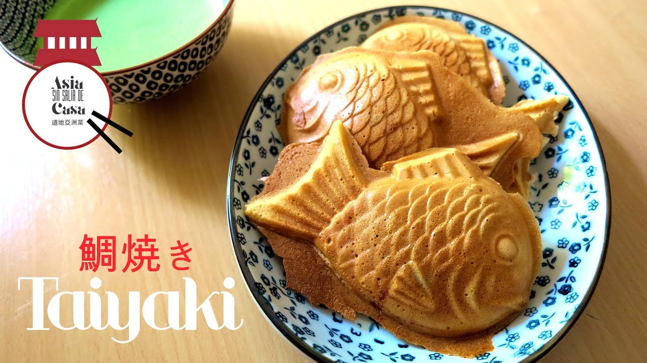 Cómo Hacer Taiyaki - Pastelito Japonés con Forma de Pez / How to Make Taiyaki - Fish-Shaped Cake