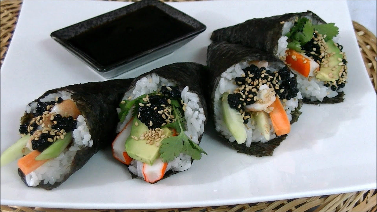 ⭐ Cómo hacer temaki sushi | Sushi casero fácil ⭐