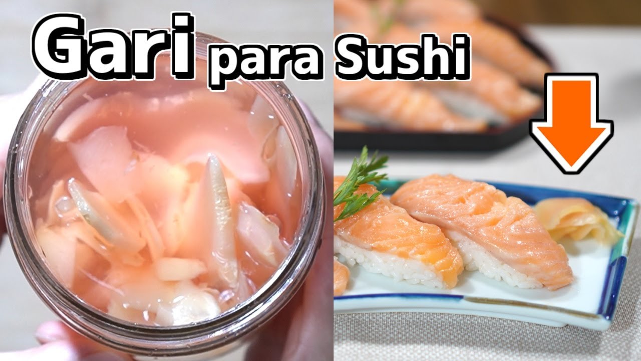 El japones cocina en casa facil y rapida. \"Gari para Sushi\"