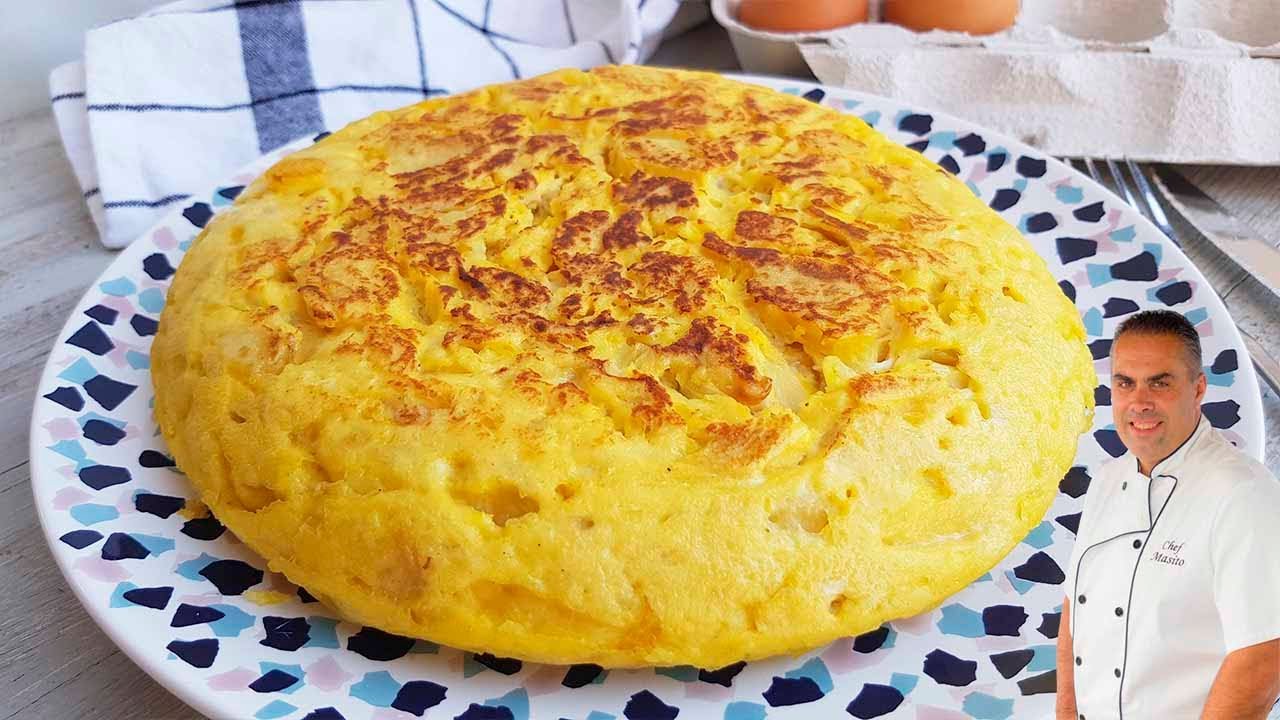 Esta tortilla de patata es mas sana que la frita y esta de escándalo ¡DESCUBRE EL POR QUÉ!