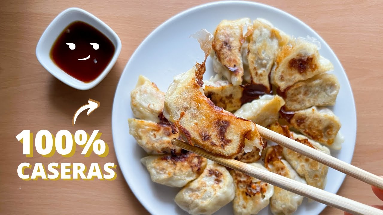 Hausgemachte chinesische Dumplings 🤤 (innen saftig und außen knusprig)