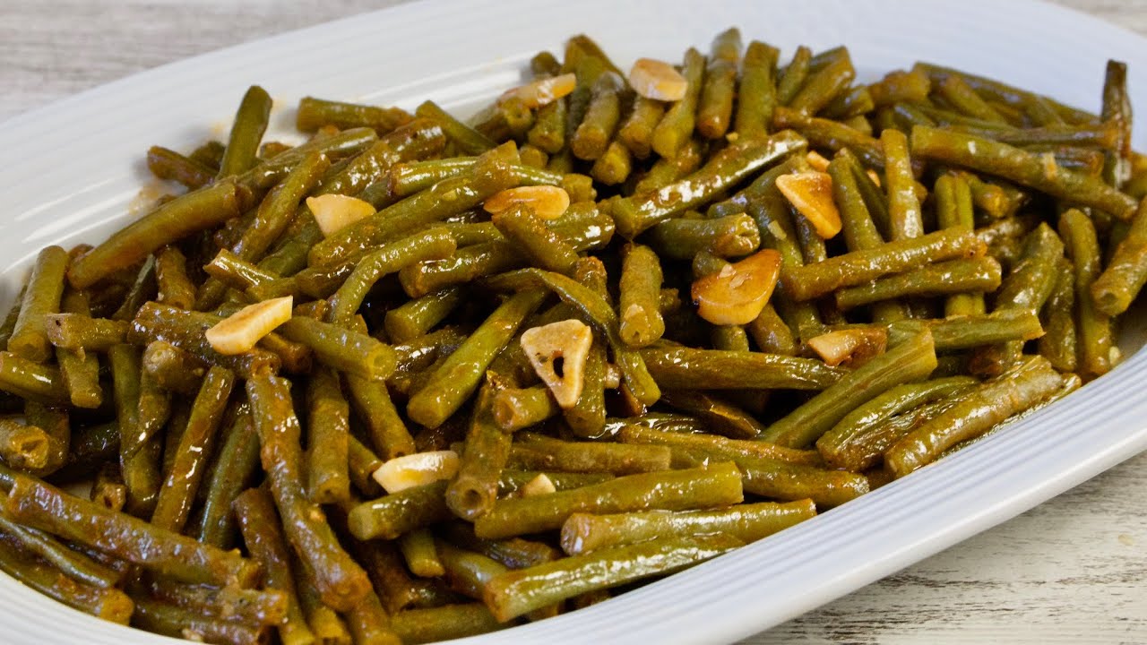 Judías Verdes Salteadas Con Ajo - Dieta Mediterránea Recetas - Verduras salteadas