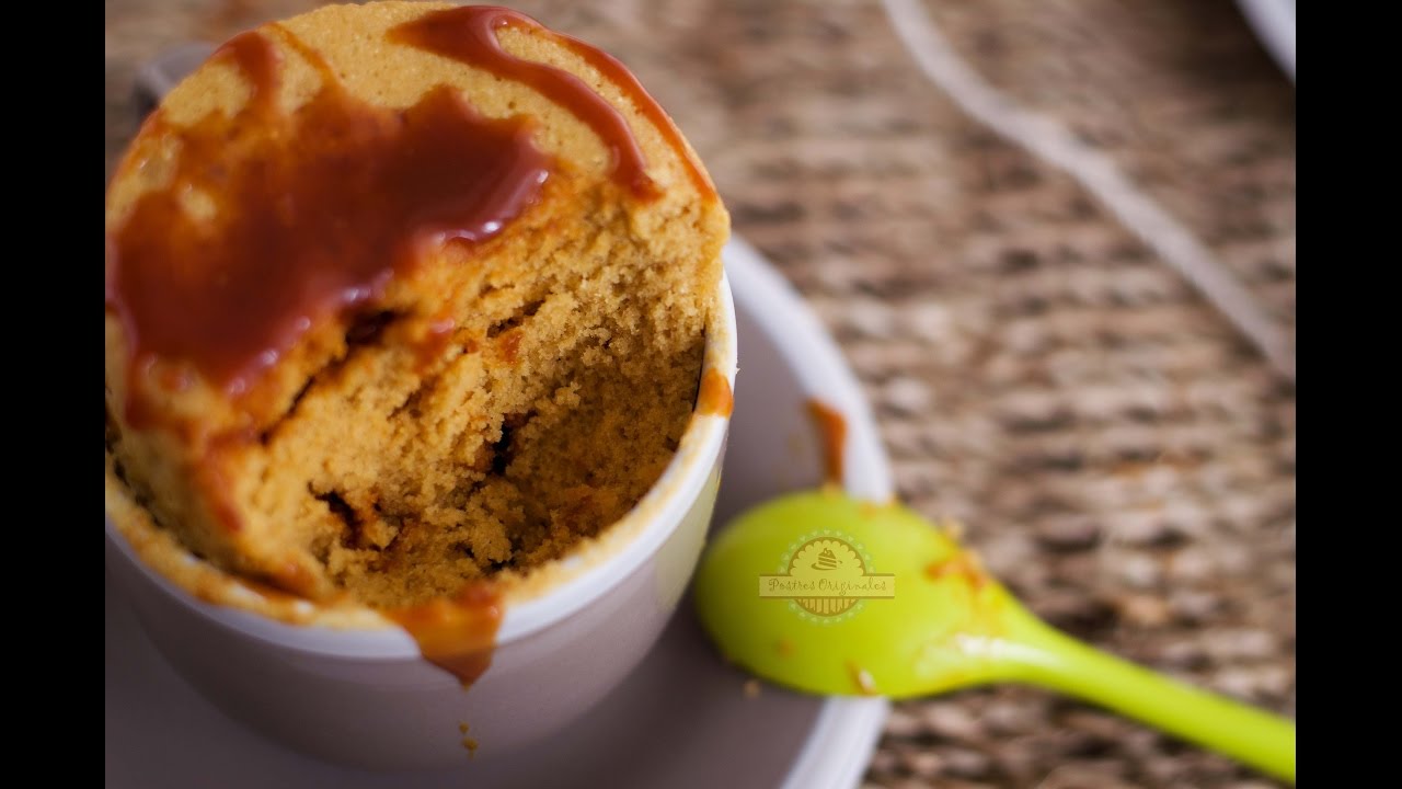 Pastel en una taza sin horno en 1 minuto | Mug Cake de Toffee