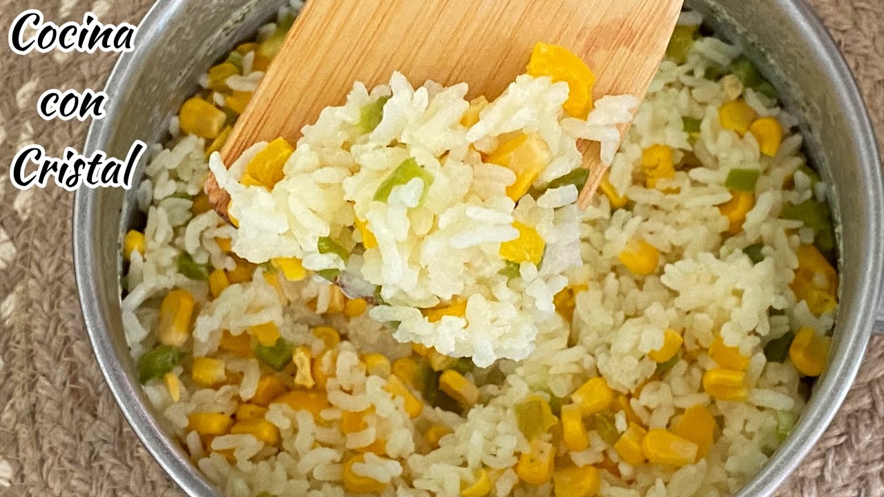 Receta arroz blanco súper delicioso