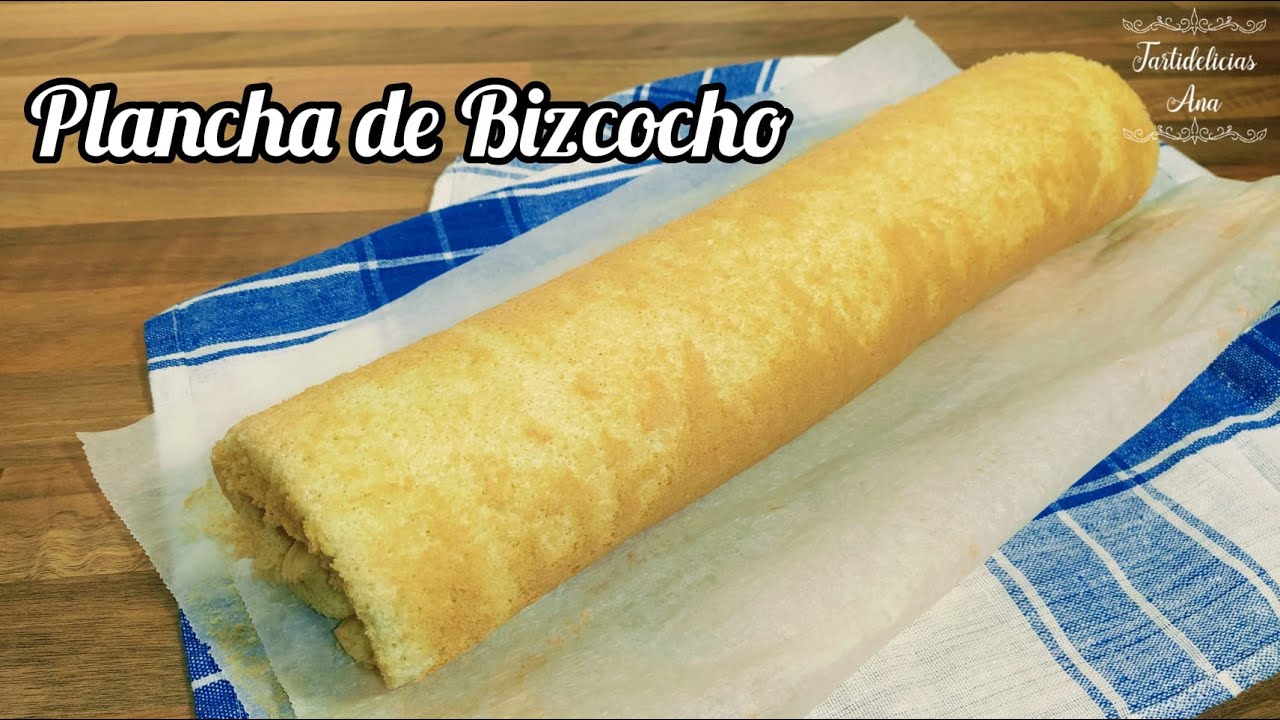 Solo 3 INGREDIENTES!!! Plancha de Bizcocho para BRAZO DE GITANO | MANGA REINA | PIONONO