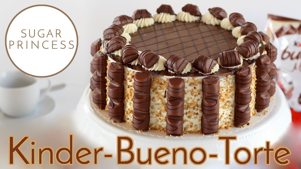 Super leckere Bueno Torte mit Bueno-Sahne und Wiener Boden | Rezept von Sugarprincess