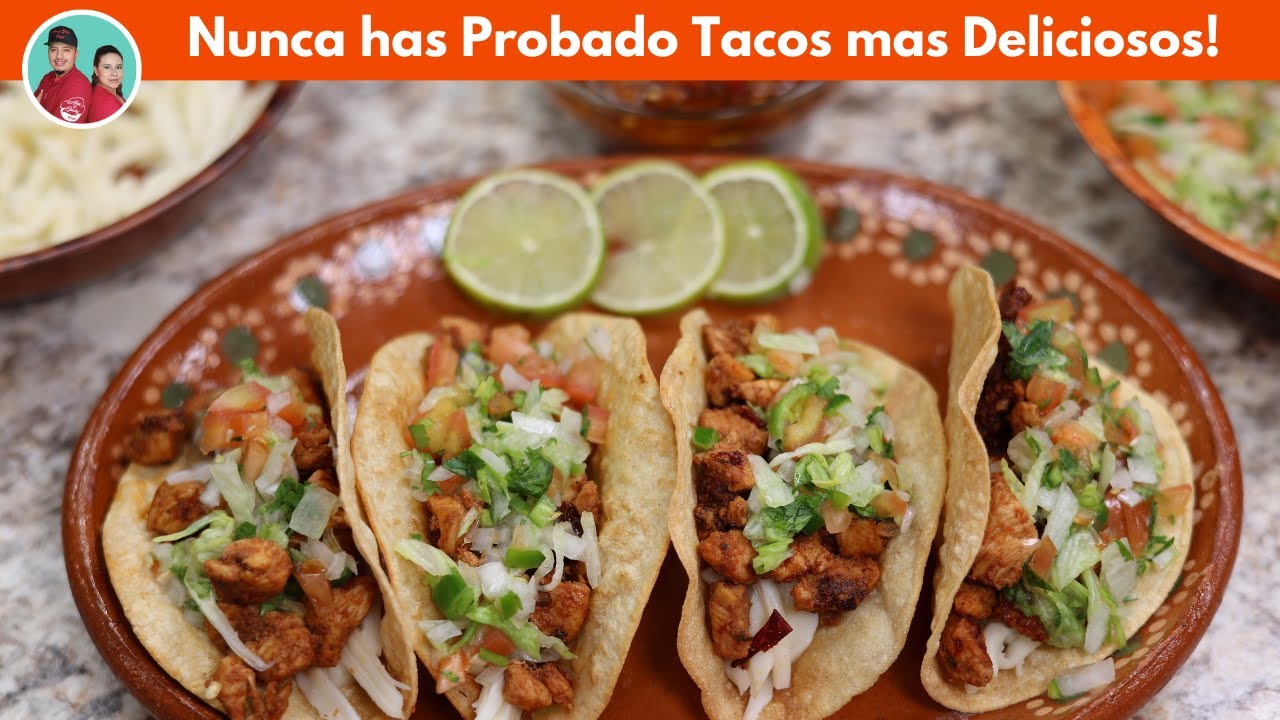 TACOS DE POLLO FÁCILES nunca has probado tacos mas deliciosos| como hacer comida mexicana