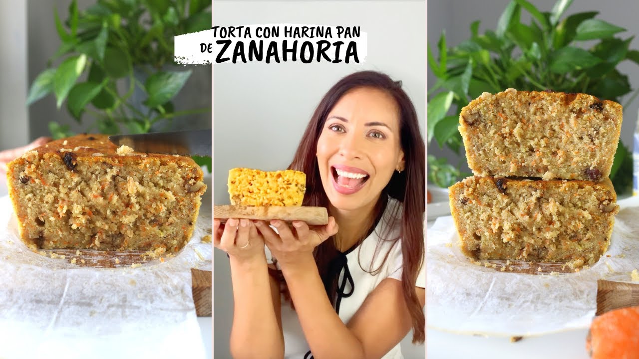 TORTA DE ZANAHORIA CON HARINA PAN