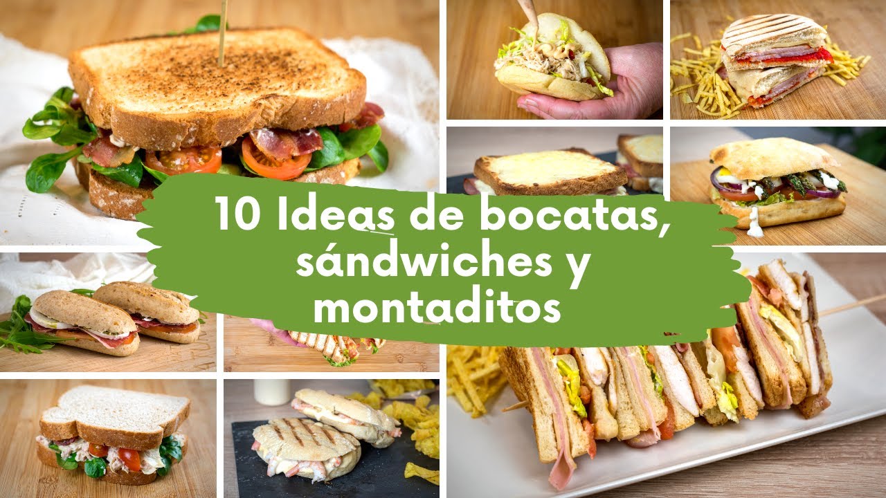 Un montón de ideas de Sandwiches y Bocatas para tus cenas